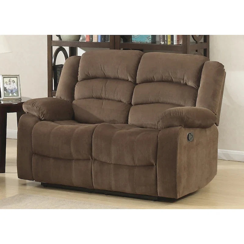Bill Contemporary Brown Reclining Living Room Set - 2 Pieces 3