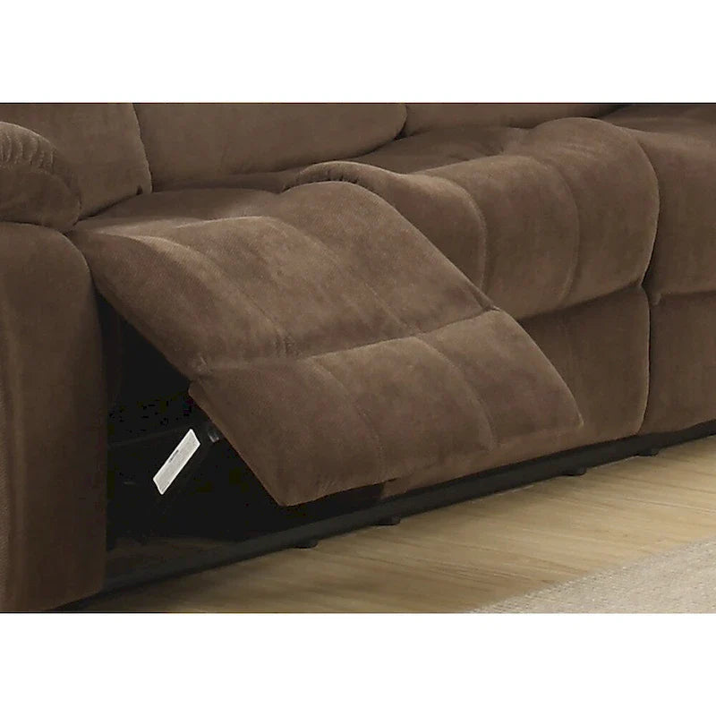 Bill Contemporary Brown Reclining Living Room Set - 2 Pieces 7