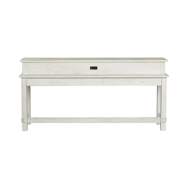 Distressed White 4-Piece Modern Farmhouse Flea Market Set 6