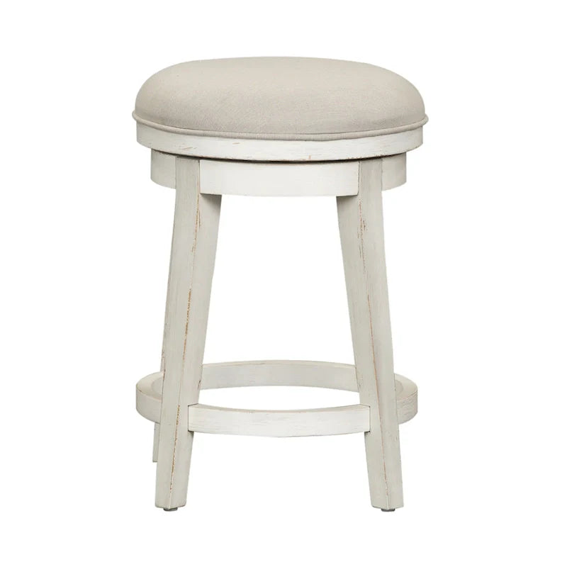 Distressed White 4-Piece Modern Farmhouse Flea Market Set 12