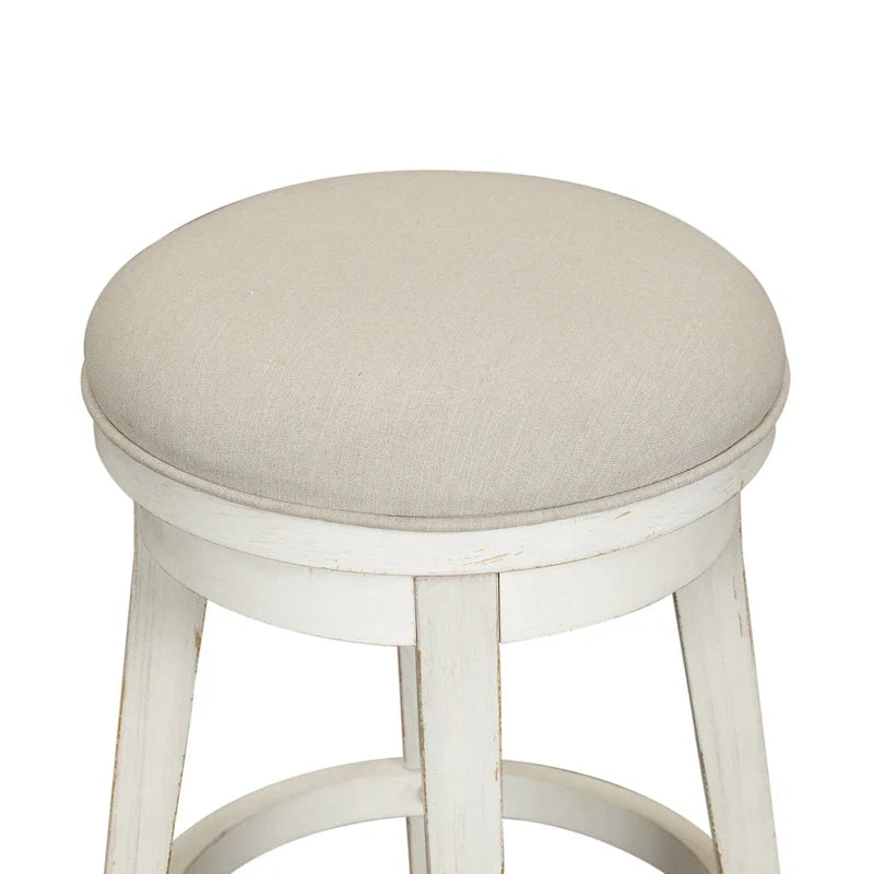 Distressed White 4-Piece Modern Farmhouse Flea Market Set 13