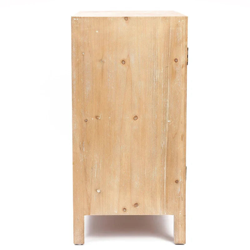 Farmhouse Style 2-Door Storage Cabinet with Shelves – Perfect for Living Room, Kitchen, or Entryway 7