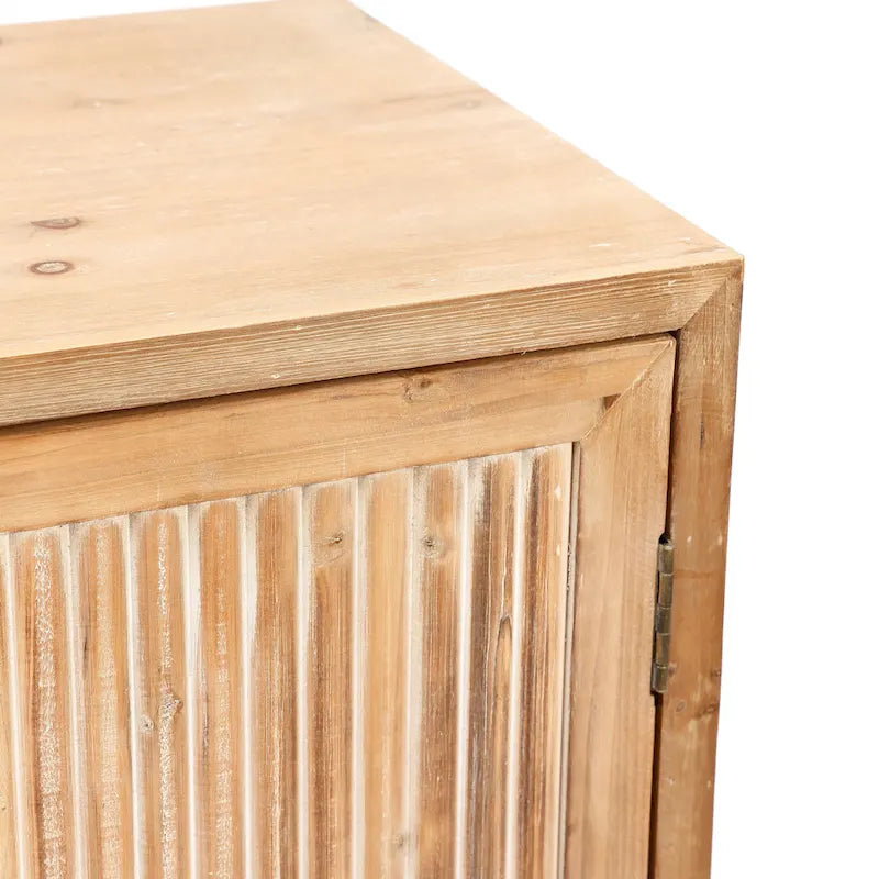 Farmhouse Style 2-Door Storage Cabinet with Shelves – Perfect for Living Room, Kitchen, or Entryway 10
