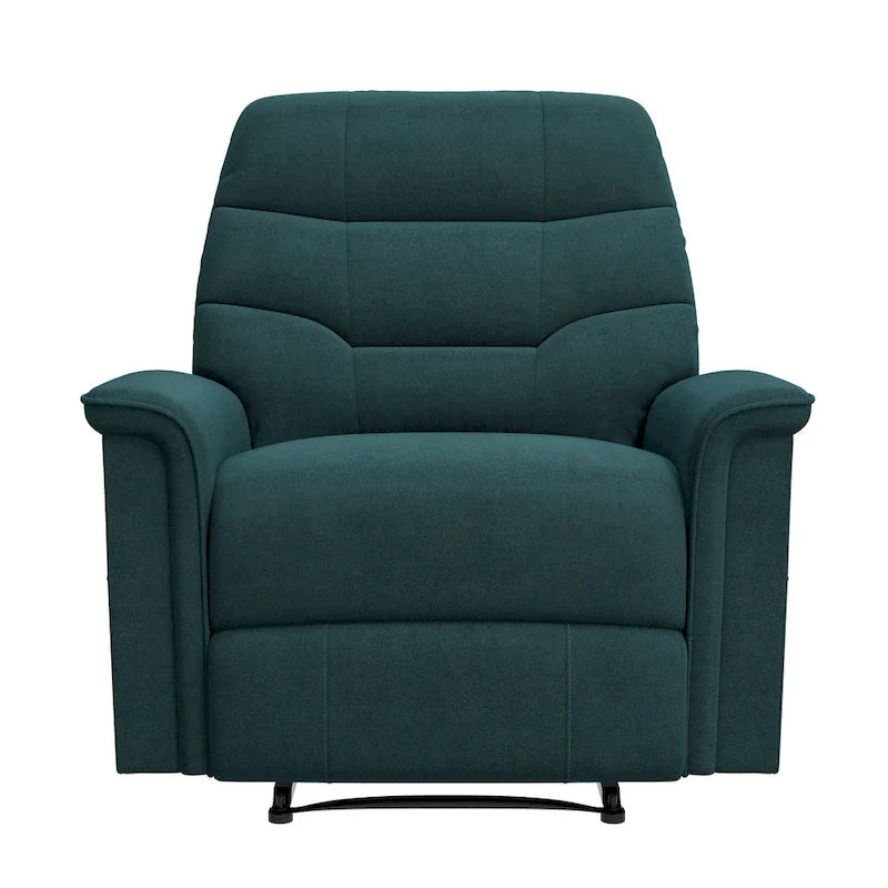 ProLounger Beck Space-Saving Medium Blue Microfiber Recliner 2