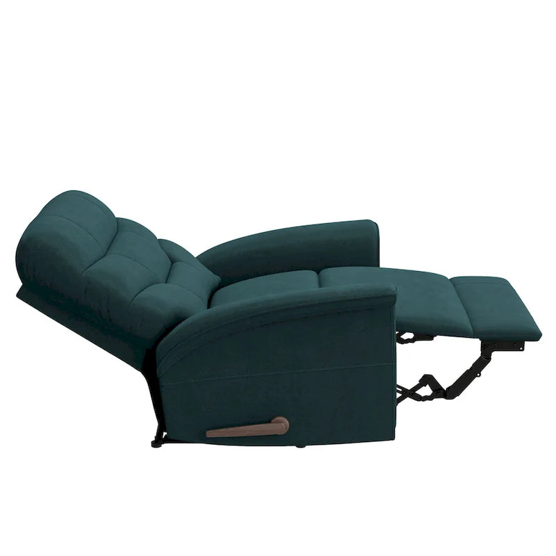 ProLounger Beck Space-Saving Medium Blue Microfiber Recliner 4