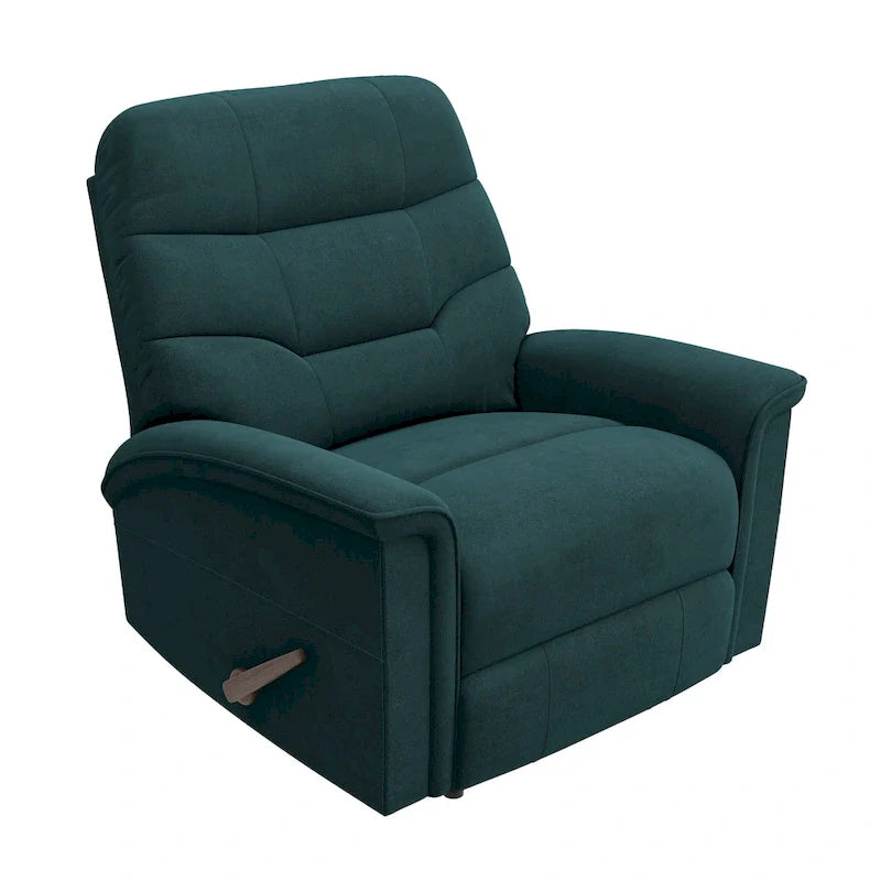 ProLounger Beck Space-Saving Medium Blue Microfiber Recliner 5