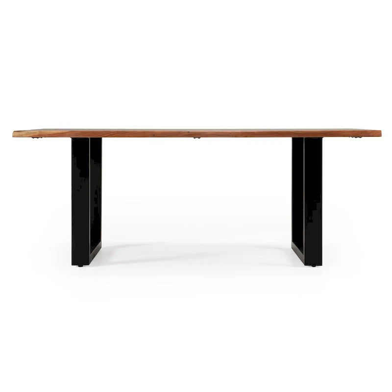 Modrest Taylor Contemporary Live Edge Wooden Dining Table 2