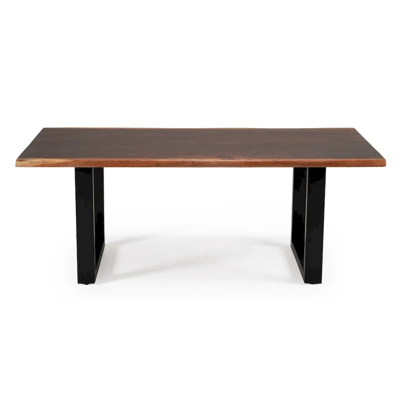 Modrest Taylor Contemporary Live Edge Wooden Dining Table 3