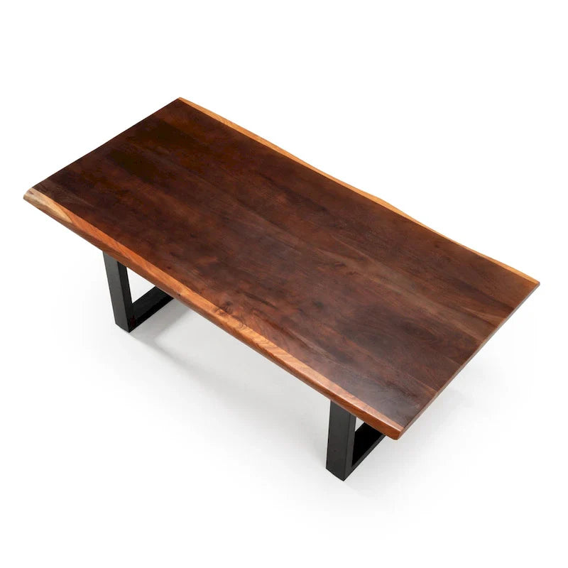 Modrest Taylor Contemporary Live Edge Wooden Dining Table 6
