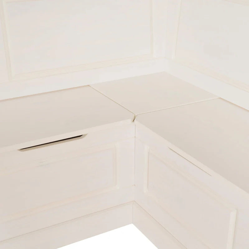 Josie White Corner Dining Nook 7