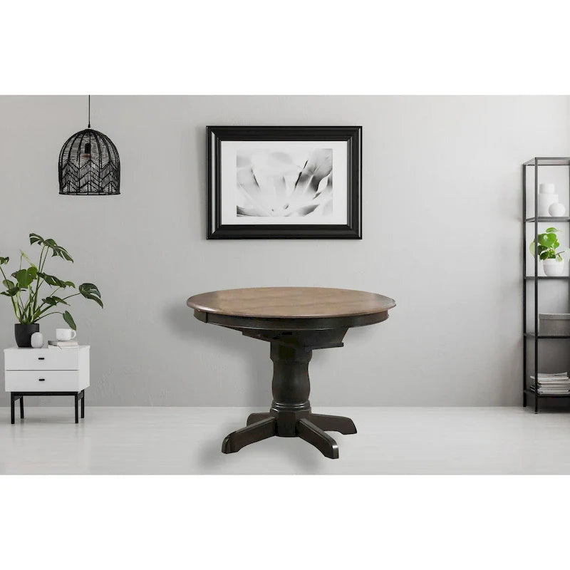 Round Butterfly Leaf Dining Table - Not Available 1