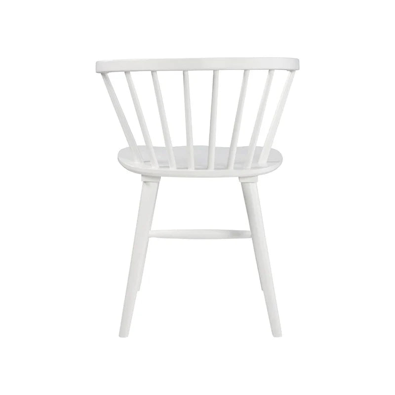 Signature Design by Ashley Grannen White Solid Wood Dining Chair Set (2 Chairs) - Dimensions: 22W x 21D x 30H 3