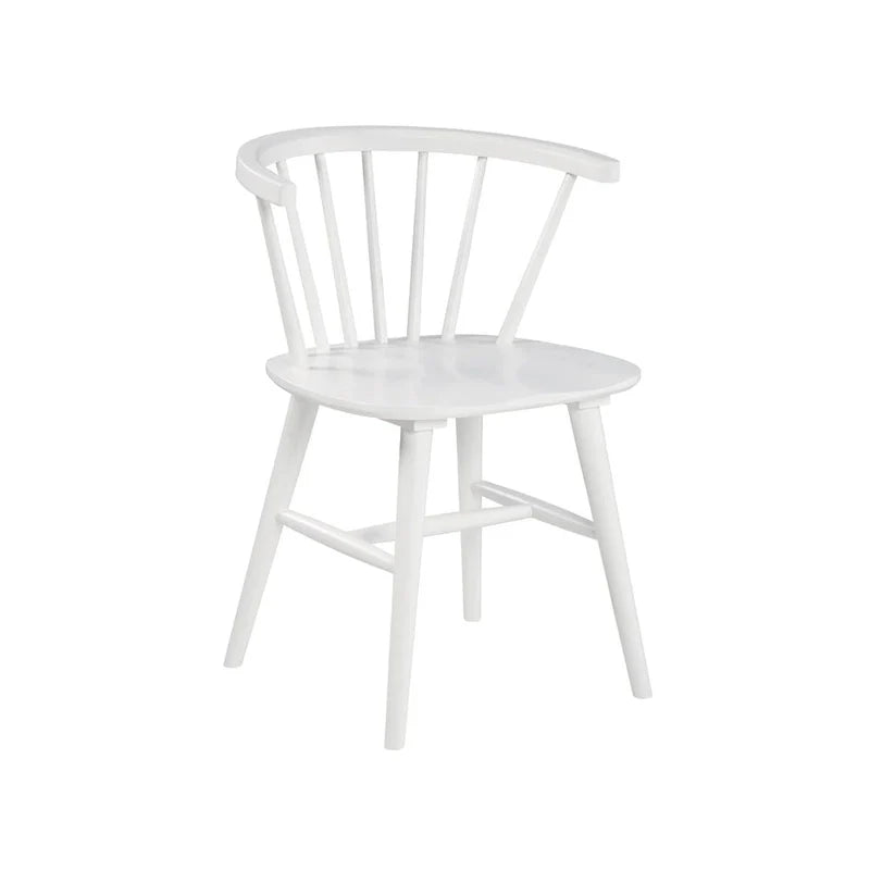 Signature Design by Ashley Grannen White Solid Wood Dining Chair Set (2 Chairs) - Dimensions: 22W x 21D x 30H 5