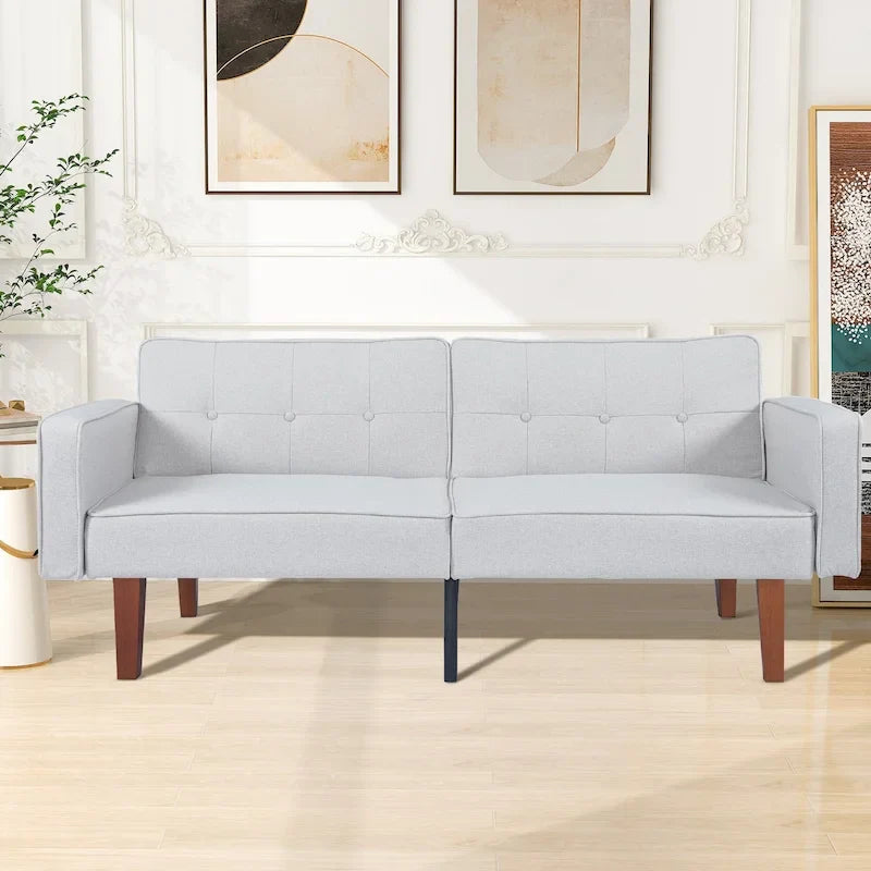 Convertible Memory Foam Futon Sofa Bed - Foldable Daybed Loveseat Sleeper 40