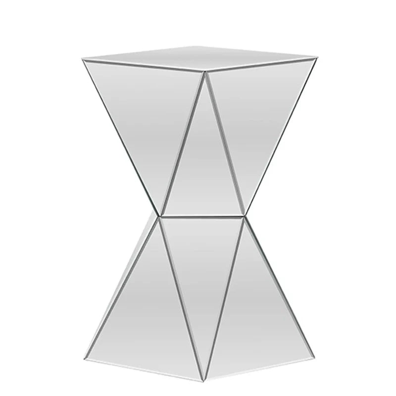Rebecca Modern Multi-Angle Mirrored Side Table 2