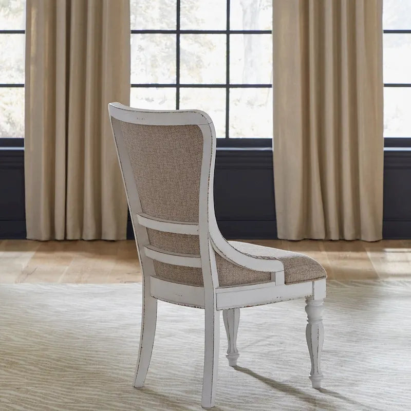 Set of 2 Magnolia Manor Upholstered Wingback Chairs 2