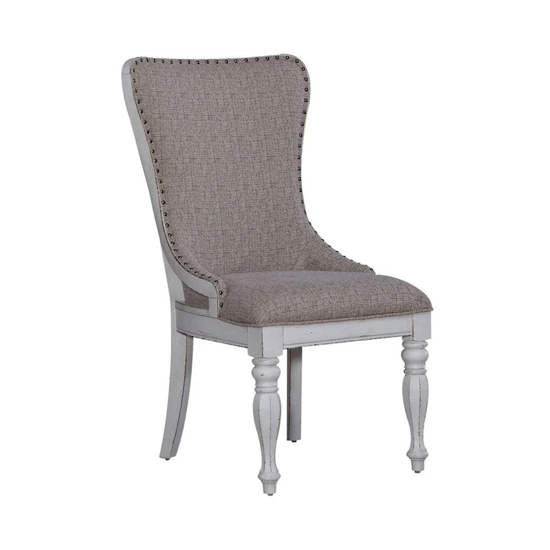 Set of 2 Magnolia Manor Upholstered Wingback Chairs 3