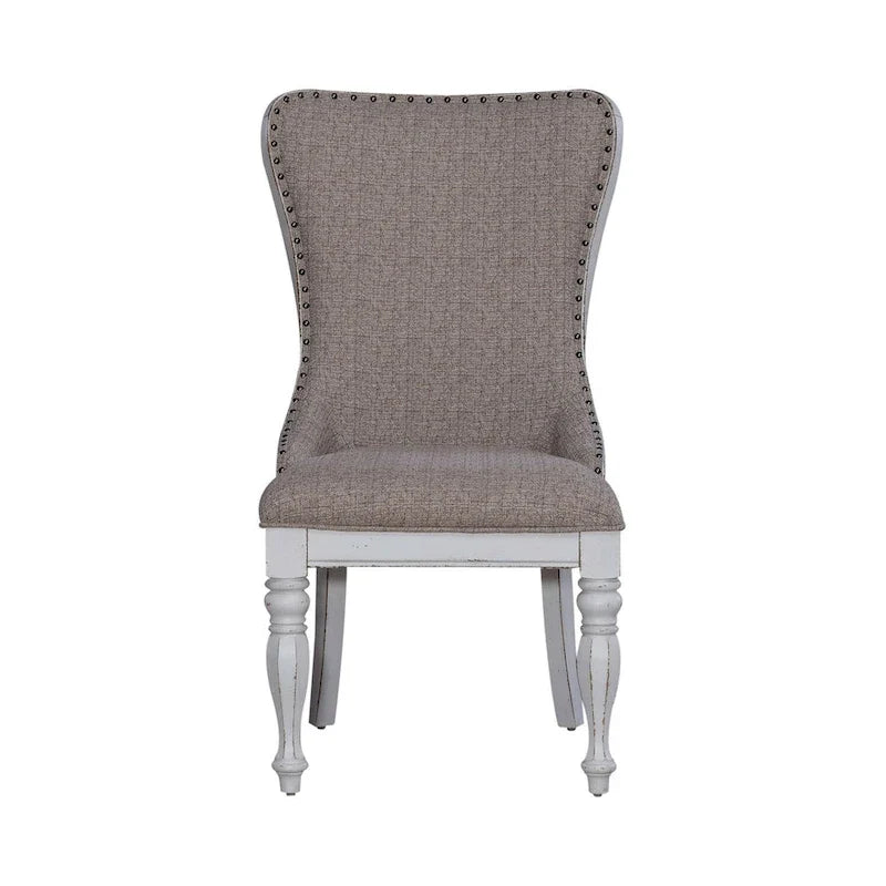 Set of 2 Magnolia Manor Upholstered Wingback Chairs 4