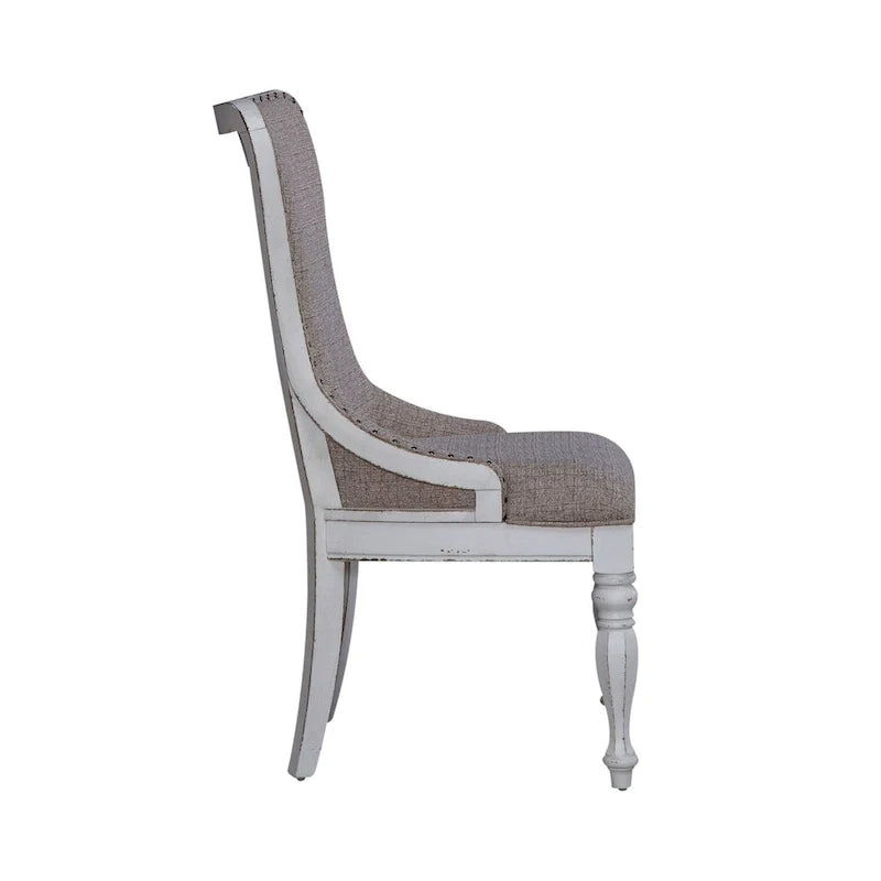 Set of 2 Magnolia Manor Upholstered Wingback Chairs 5