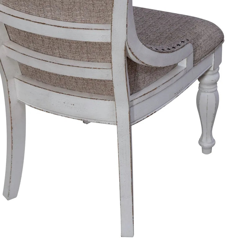 Set of 2 Magnolia Manor Upholstered Wingback Chairs 9