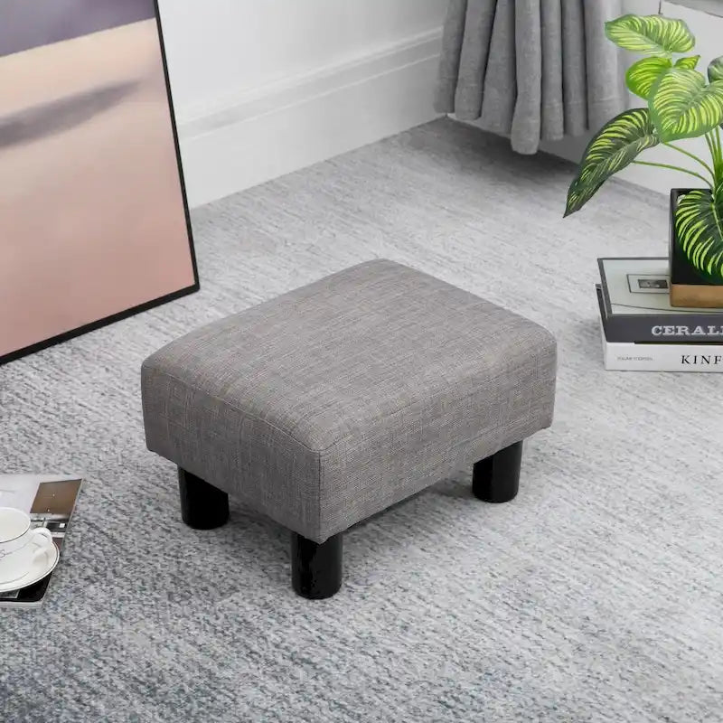 Copper Grove Chaparro Contemporary Linen Footrest Ottoman 11