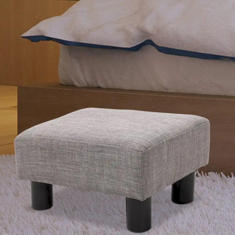 Copper Grove Chaparro Contemporary Linen Footrest Ottoman 5