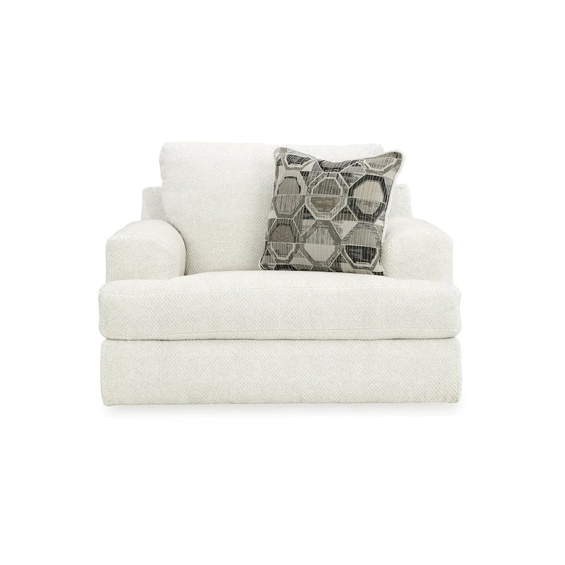 Signature Design by Ashley Karinne Oversized Linen Chair - Dimensions: 51" W x 41" D x 39" H 3