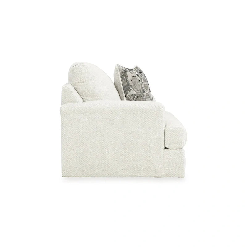 Signature Design by Ashley Karinne Oversized Linen Chair - Dimensions: 51" W x 41" D x 39" H 4