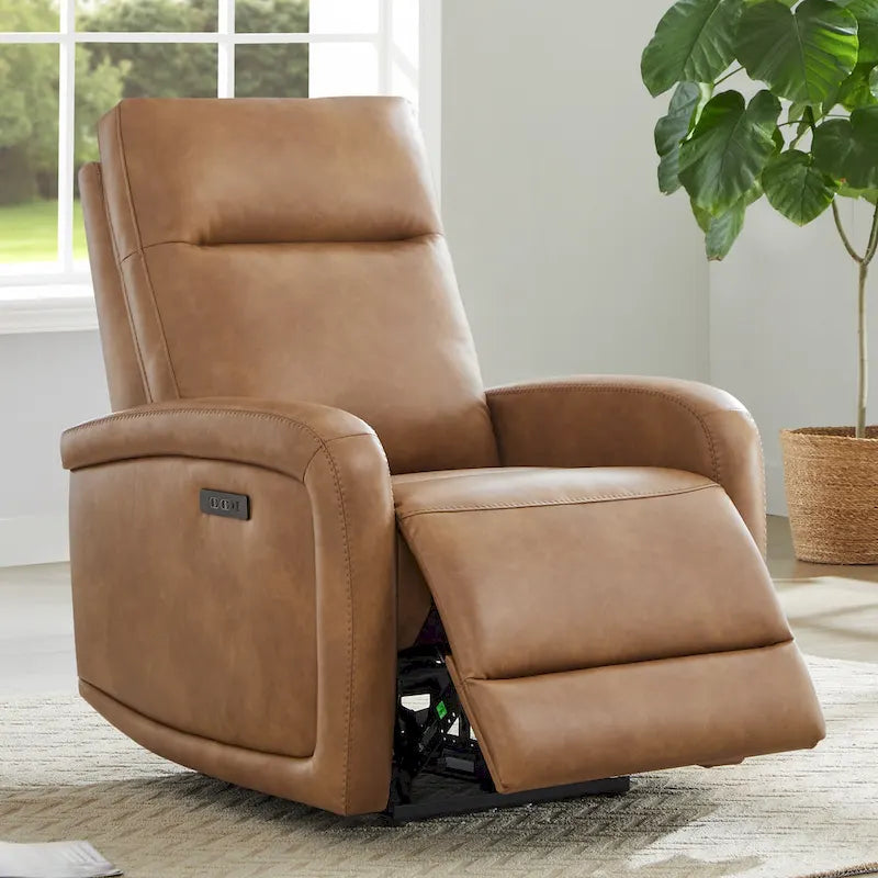 Power Recliner Chair with Adjustable Headrest USB Charging and Zero Wall Design