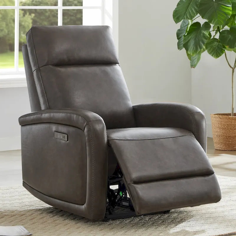 Power Recliner Chair with Adjustable Headrest USB Charging and Zero Wall Design