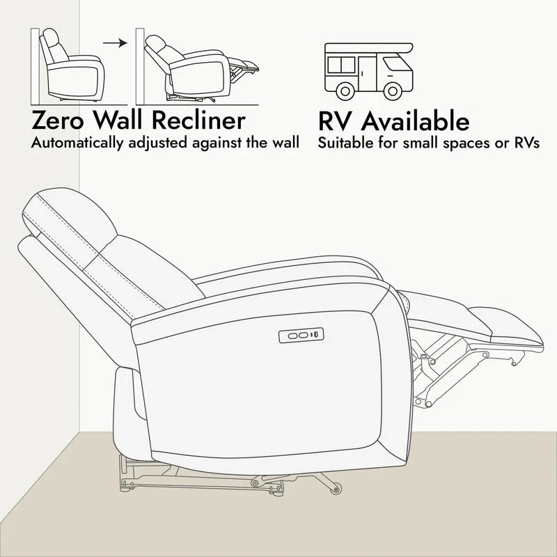 Lena Zero Wall Hugger Electric Recliner 7