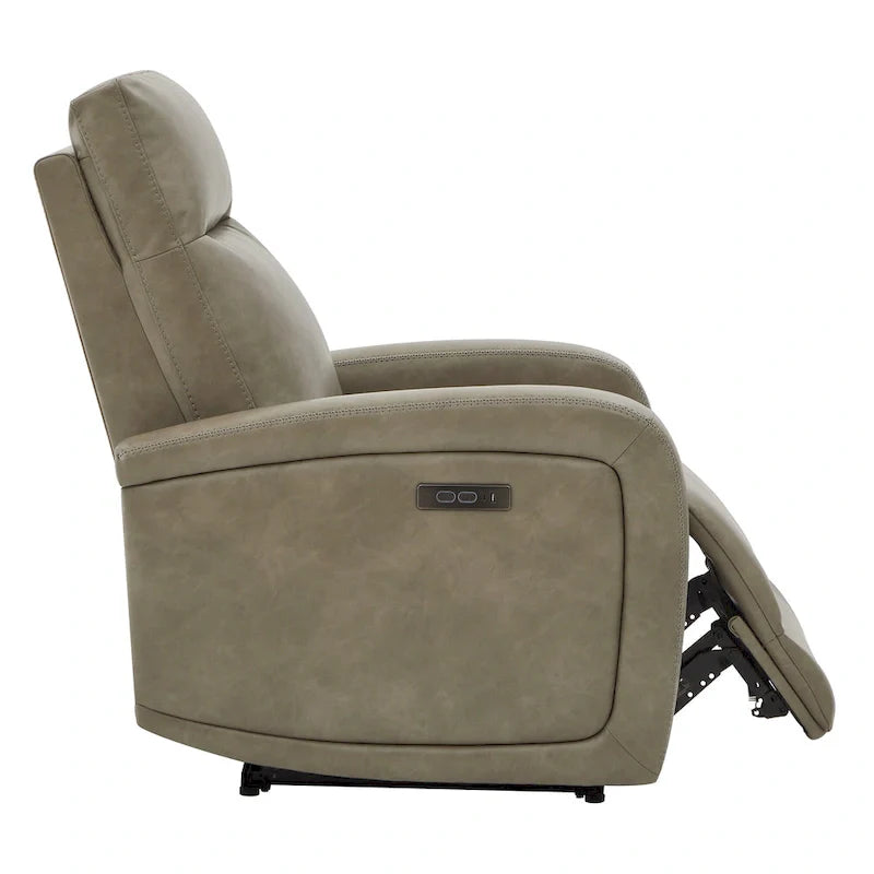 Power Recliner Chair with Adjustable Headrest USB Charging and Zero Wall Design 17
