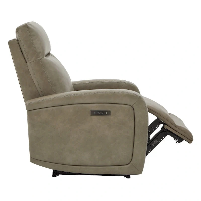 Power Recliner Chair with Adjustable Headrest USB Charging and Zero Wall Design 18