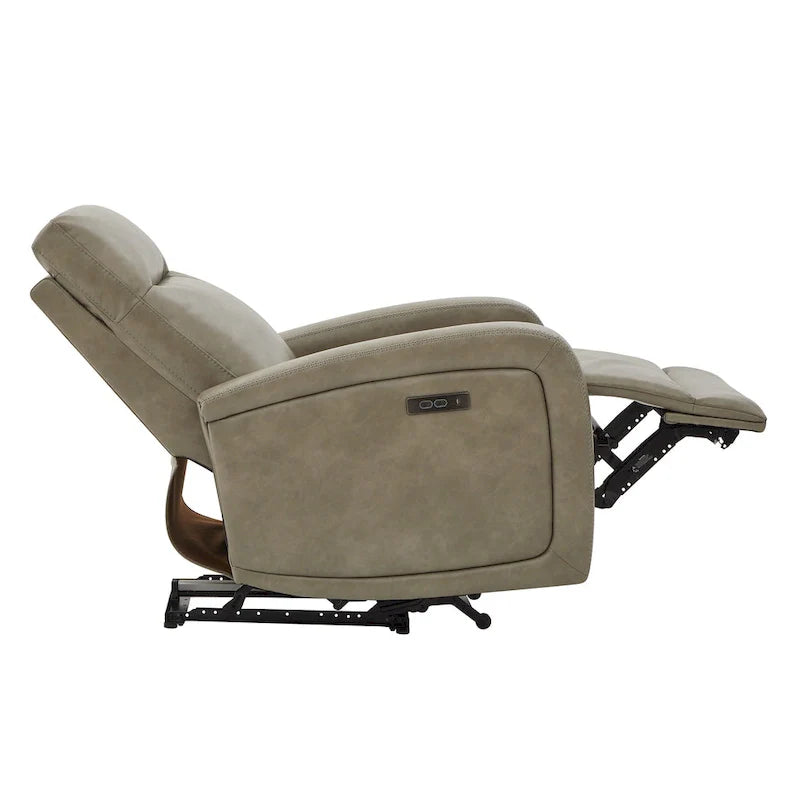 Power Recliner Chair with Adjustable Headrest USB Charging and Zero Wall Design 19