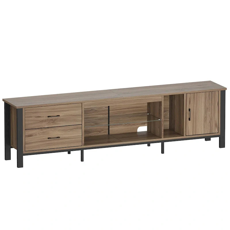 Contemporary 80-Inch TV Stand for 75/80/85 Inch TVs with 2 Drawers 31