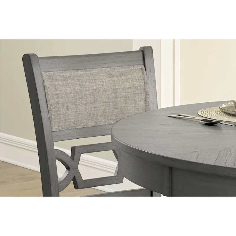 Signature Design by Ashley Langwest Counter Height Dining Table with 4 Barstools - Complete Set of 5 9
