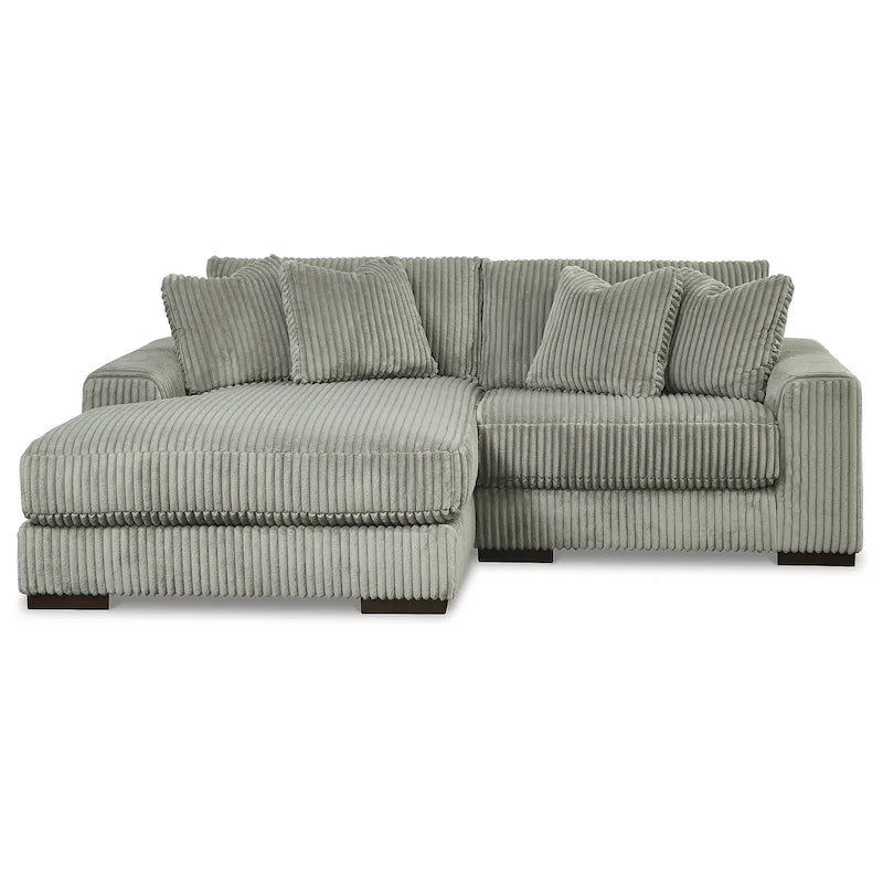 Signature Design by Ashley Lindyn 2-Piece Sectional Sofa with Chaise - Dimensions: 102W x 70D x 38H 14