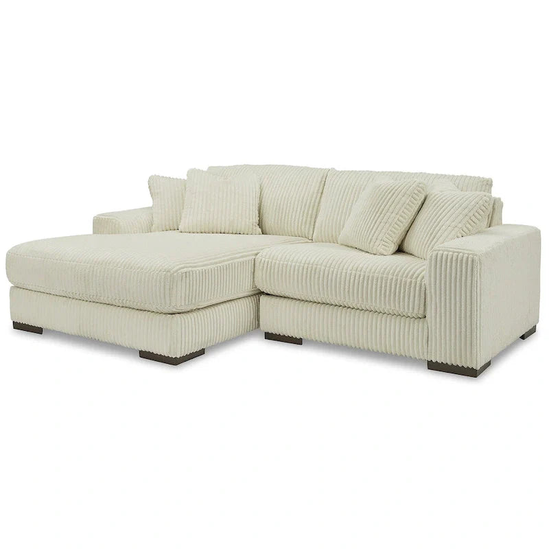 Signature Design by Ashley Lindyn 2-Piece Sectional Sofa with Chaise - Dimensions: 102W x 70D x 38H 2