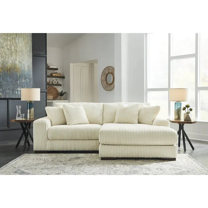 Signature Design by Ashley Lindyn 2-Piece Sectional Sofa with Chaise - Dimensions: 102W x 70D x 38H 10
