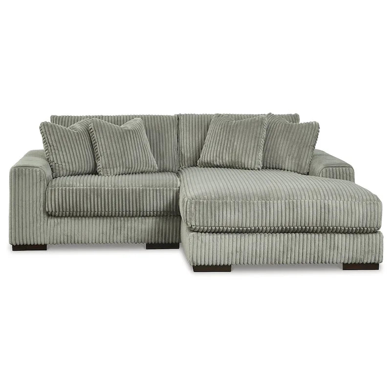 Signature Design by Ashley Lindyn 2-Piece Sectional Sofa with Chaise - Dimensions: 102W x 70D x 38H 13