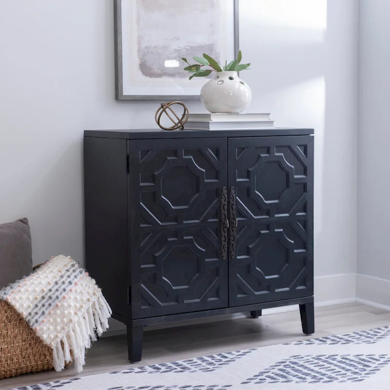 Chanters Solid Wood 2-Door Decorative Cabinet 2