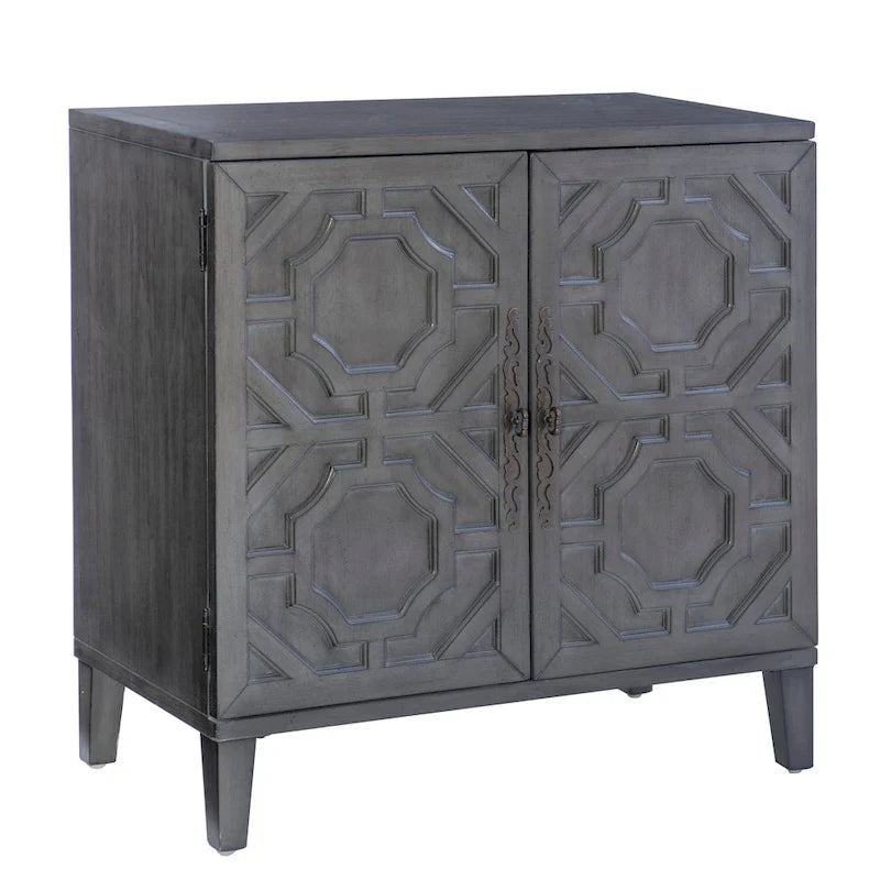 Chanters Solid Wood 2-Door Decorative Cabinet 4