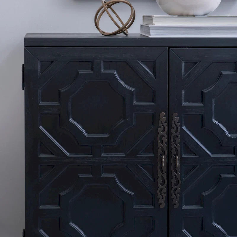 Chanters Solid Wood 2-Door Decorative Cabinet 10