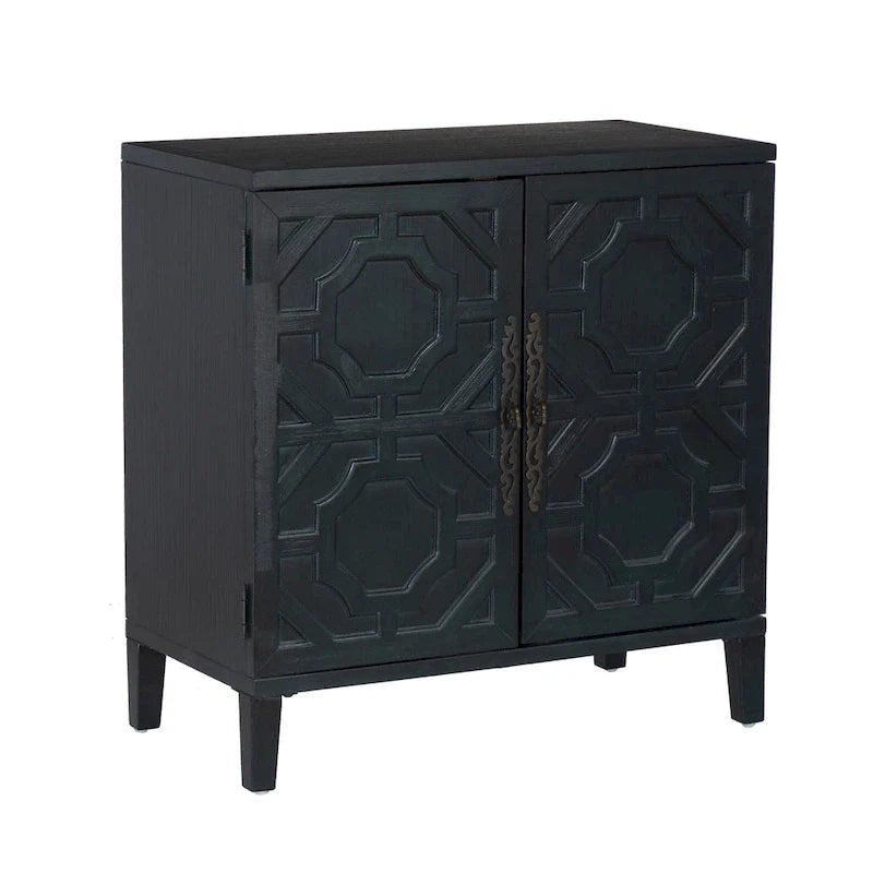 Chanters Solid Wood 2-Door Decorative Cabinet 11