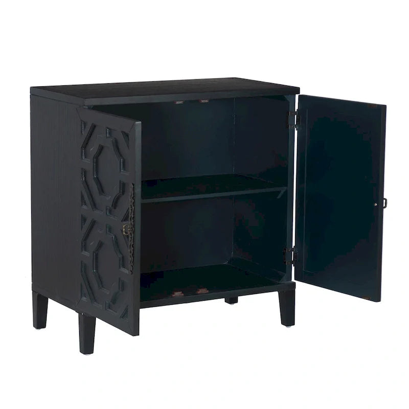 Chanters Solid Wood 2-Door Decorative Cabinet 12
