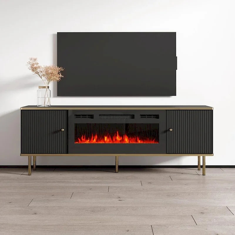 Camelia 63-Inch Electric Fireplace TV Stand 1