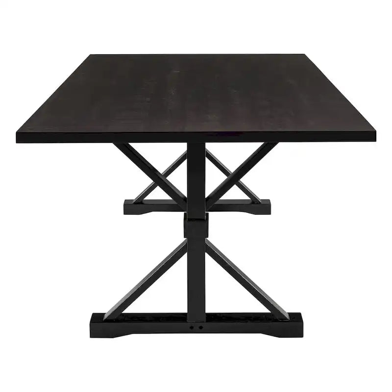 6-Piece Rustic Farmhouse Dining Set 8