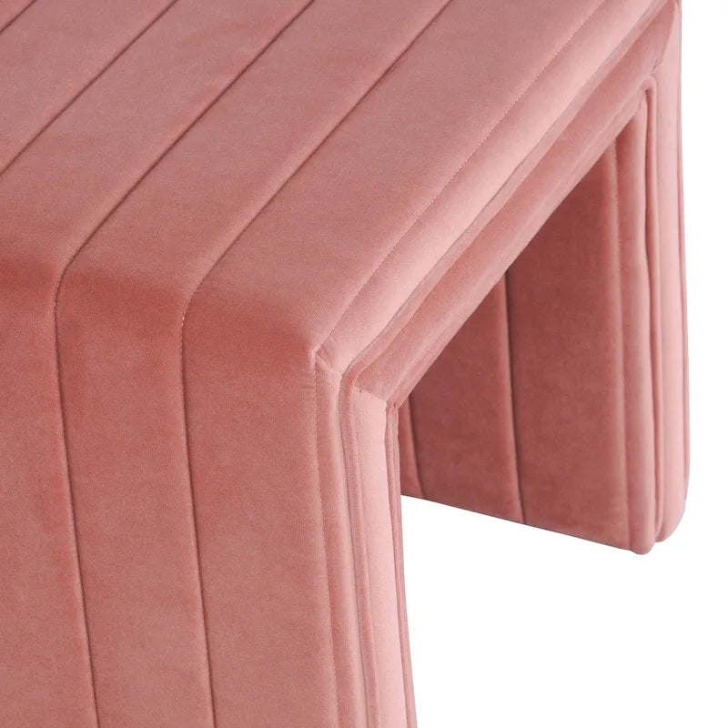 HomePop Contemporary Channel-Designed Ottoman 11