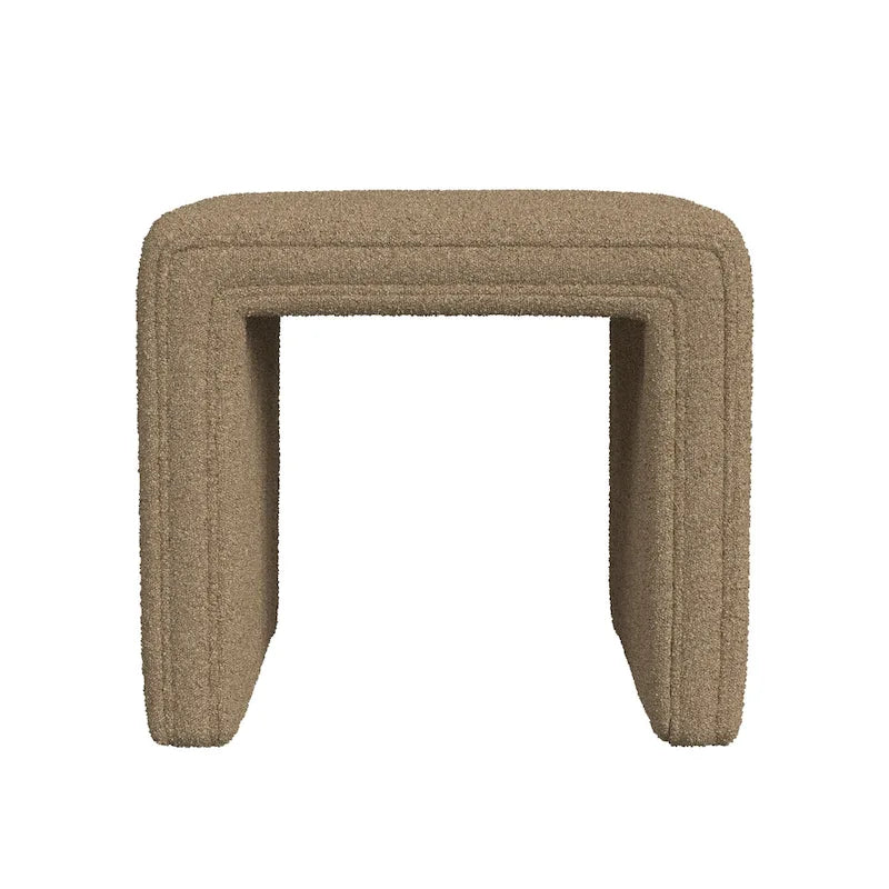 HomePop Contemporary Channel-Designed Ottoman 18