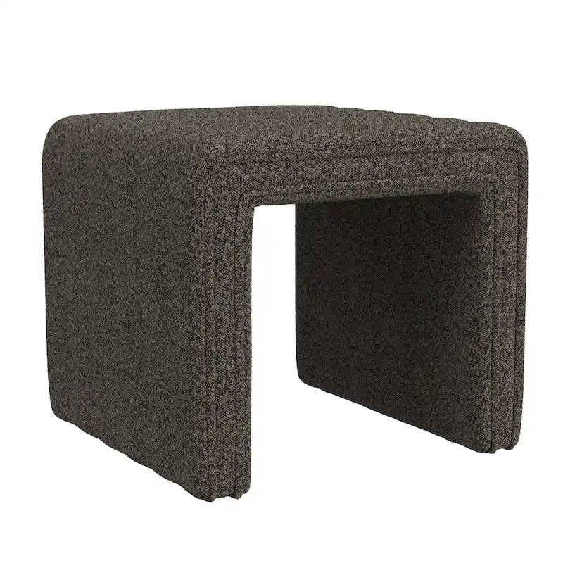 HomePop Contemporary Channel-Designed Ottoman 20